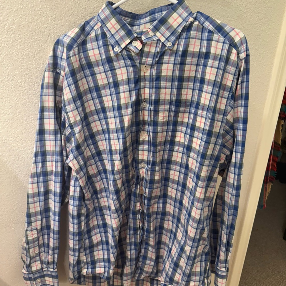 Vineyard Vines Multicolor Plaid Button Down Shirt